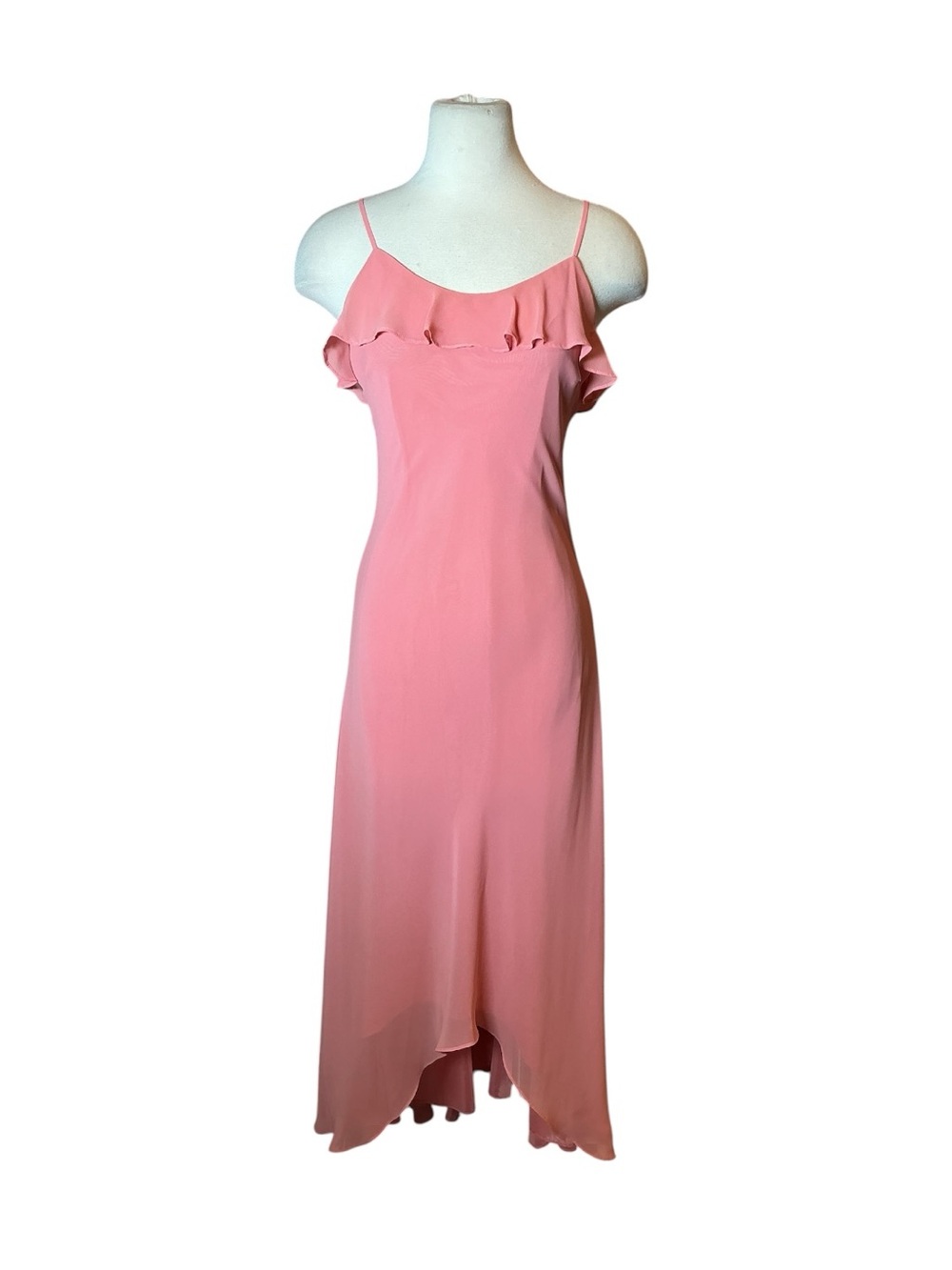 Vintage Y2K Chadwick's Spaghetti Strap High Low Maxi Dress